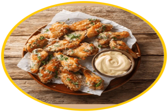 Garlic Mayo Wings