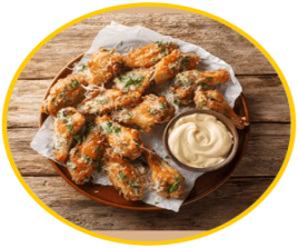 Garlic Mayo Wings
